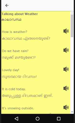Learn Malayalam to English: Speak English Fluently 2