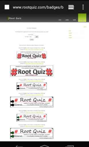 Root Quiz - Limited 4