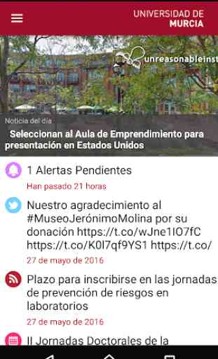 Universidad de Murcia App 1