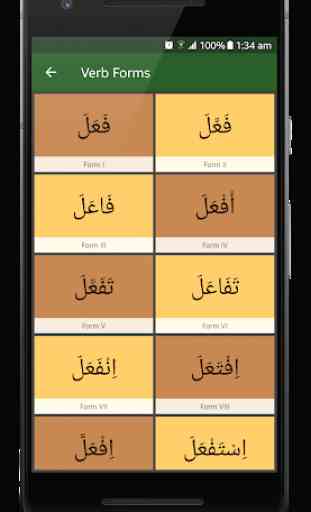 Arabic Verb Conjugator 2