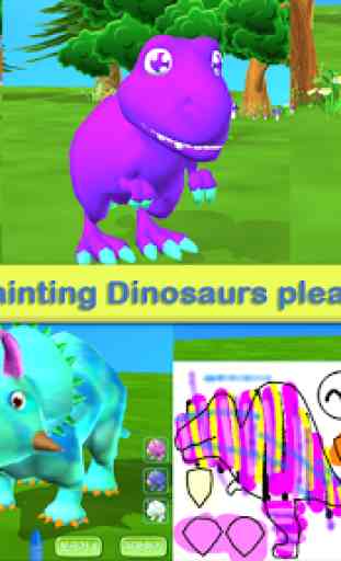 Dinosaur Coloring 3D - AR 4