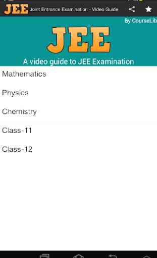 JEE - Video Guide 1