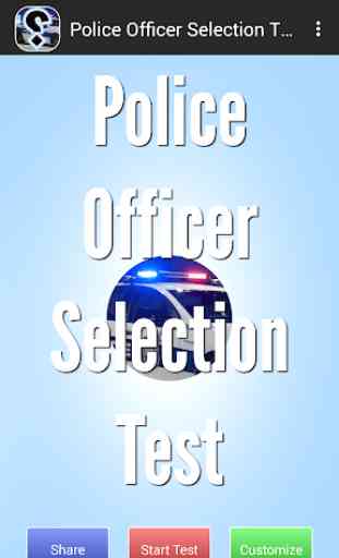 Police Officer Selection Test 1