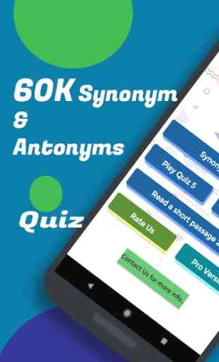 Synonym Antonym Learner : Vocabulary Builder 1