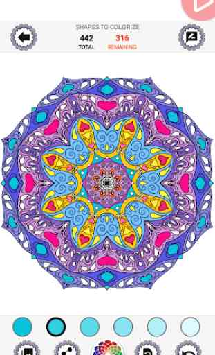 Free coloring book Mandala pages - ColorMandala 2