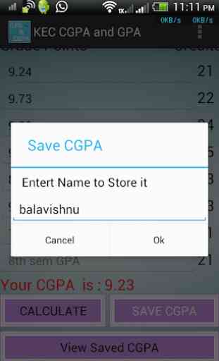 GPA & CGPA Calculator for KEC 4