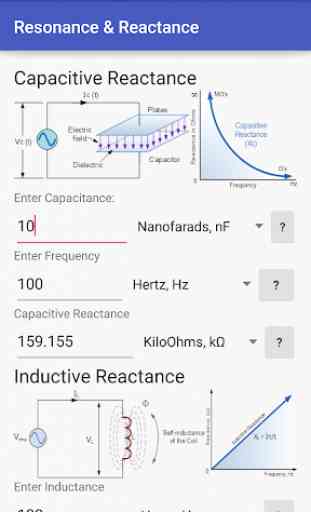 Resonance & Reactance Calc 1
