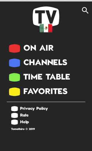 TV México Programación de la TV 1