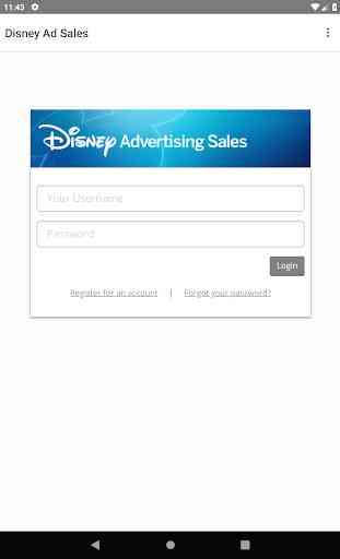 Disney Advertising Sales App 2