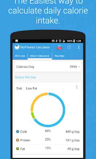 IIFYM MyFitness Diet Calorie Calculator 1