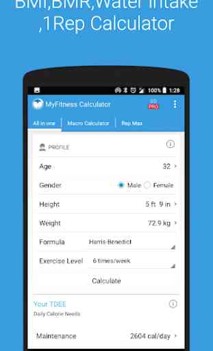 IIFYM MyFitness Diet Calorie Calculator 4