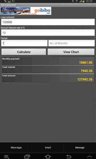 Loan EMI Calculator - Bank 2