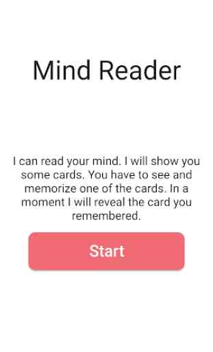 Mind Reader (Card Magic Trick) 1