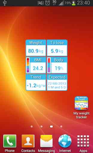 My Weight Tracker, BMI 4