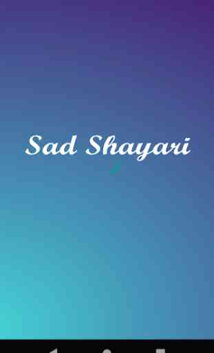 Sad  Shayari Collection 1