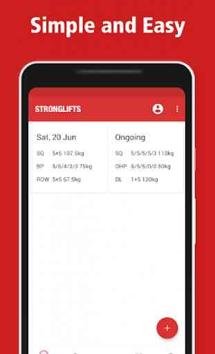Stronglifts 5x5 - Weight Lifting & Gym Workout Log 4