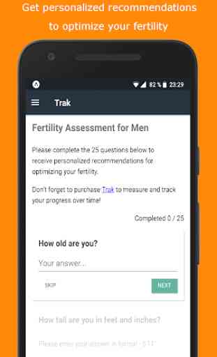 Trak: Sperm Health & Fertility 2