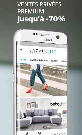 BazarChic, Vente Privée Vêtement & Chaussures Mode 2