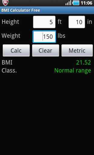 BMI Calculator Free 4