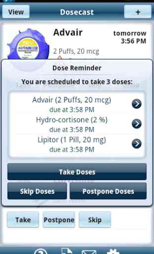 Dosecast - recordatorio de la píldora 2