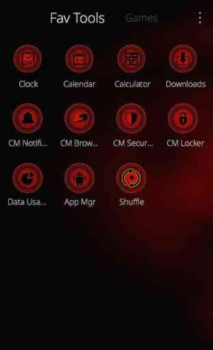 Red Technology 3D Theme 4