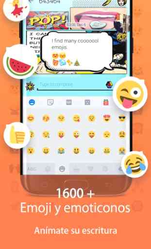 Teclado Hi - Emoji Pegatina Gratis 2