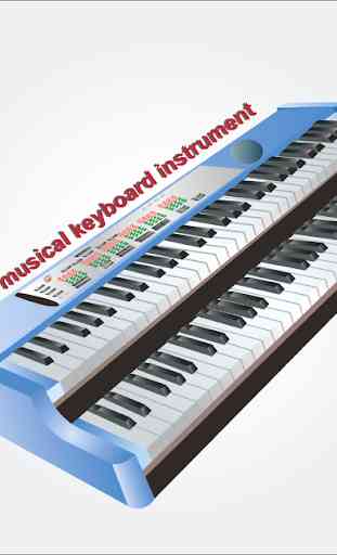 Instrumento de teclado musical 1