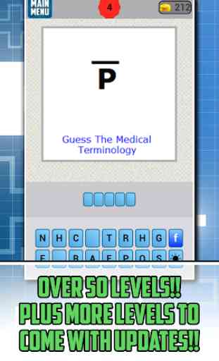Medical Terminology Word Game 1