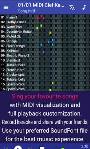 MIDI Clef Karaoke Player 1