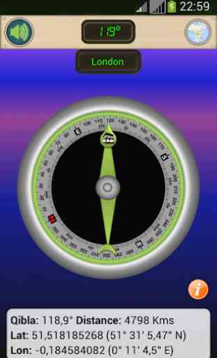 Qibla GPS: Qibla direction with GPS 2
