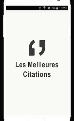 Citations en Français 1