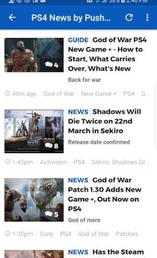 News For PS4 2