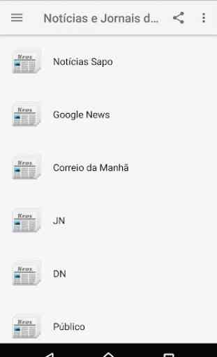 Notícias e Jornais de Portugal 2