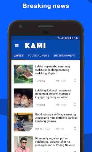 Philippine News KAMI: Latest & Breaking News App 1