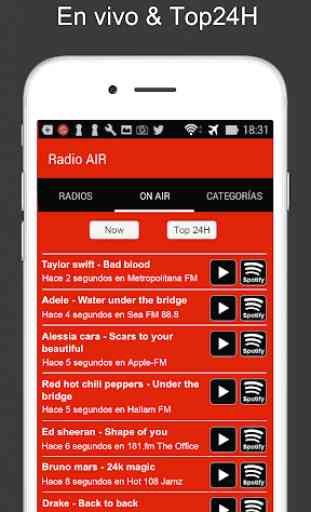 Radioair - Radio y Música gratis 2