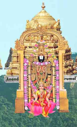 4D Tirupati Balaji Sri Venkateswara Live Wallpaper 2