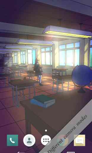 Anime Schoolgirl 3D Live Wallpaper Free 2
