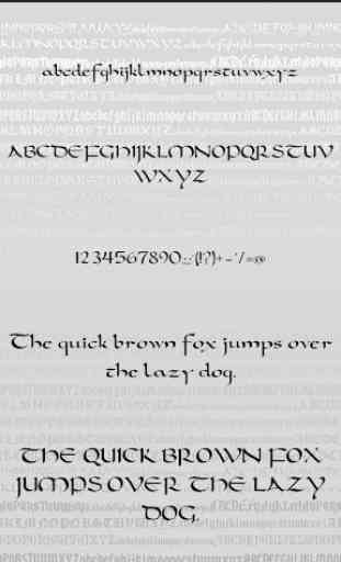 Gothic Fonts for FlipFont Free 2