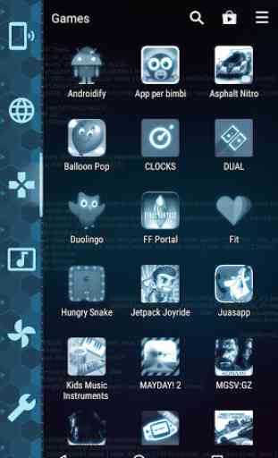 Jarvis Theme for Smart Launcher 2