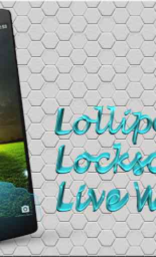 Lollipop Lockscreen LWP 1