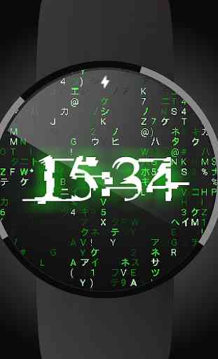 Matrix face for Android Wear 1