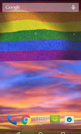 Rainbow Bandera fondo animado 4
