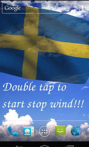 Sweden Flag Live Wallpaper 1