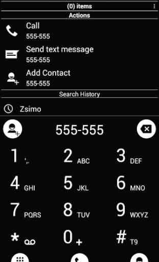 Theme for Drupe and RocketDial and ExDialer BWhite 2