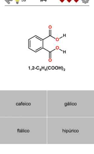 Ácidos carboxílicos y ésteres - Prueba de química 2