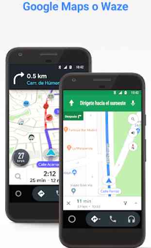 Android Auto: Google Maps, multimedia y mensajería 3