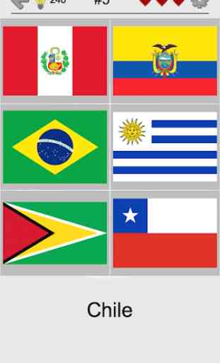Banderas de todos los continentes del mundo - Quiz 2
