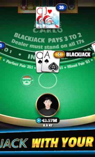 BlackJack 21: Blackjack multijugador de casino 2