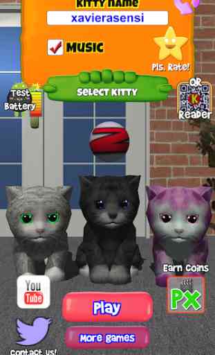 Gato Kitty Z - Mascota virtual gatito para cuidar 1