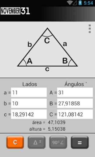 Triángulo Calculadora 1